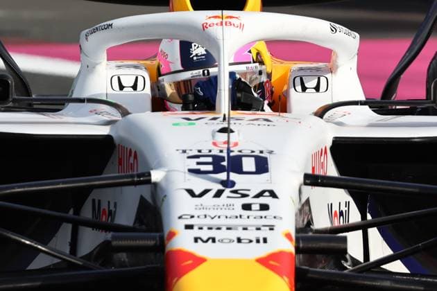 F1 Saudi Arabian Grand Prix 2025 Practice 3 And Qualifying Liam Lawson of Racing Bulls during third practice ahead of the Formula 1 Saudi Arabian Grand Prix at Jeddah Corniche Circuit in Jeddah, Saudi Arabia on April 19, 2025. Jeddah Saudi Arabia  Copyright: xJakubxPorzyckix originalFilename:porzycki-f1saudia250419_np98T.jpg