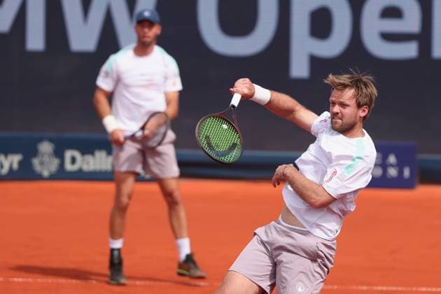 Kevin Krawietz, Tim Puetz (Kappe), Herren Doppel, Men s Doubles Tennis - BMW Open 2025 - ATP, Tennis Herren - MTTC Iphitos - Munich - - Germany - 20 April 2025. Copyright: xJuergenxHasenkopfx