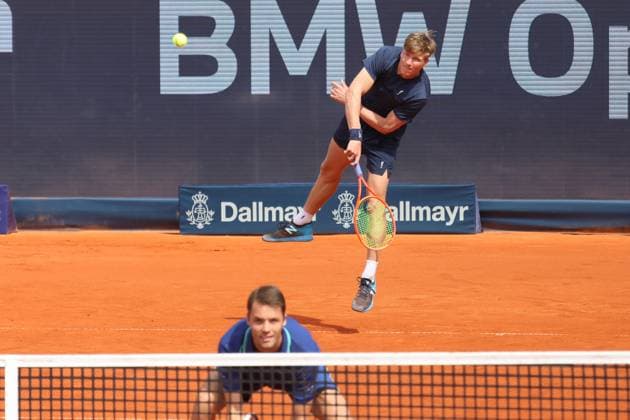 Andre Goransson (SWE) und Sem Verbeek (NED) Tennis BMW Open by Bitpanda ATP, Tennis Herren 500 Finale Doppel München 20.04.2025 FOTO: Mladen Lackovic LakoPress
