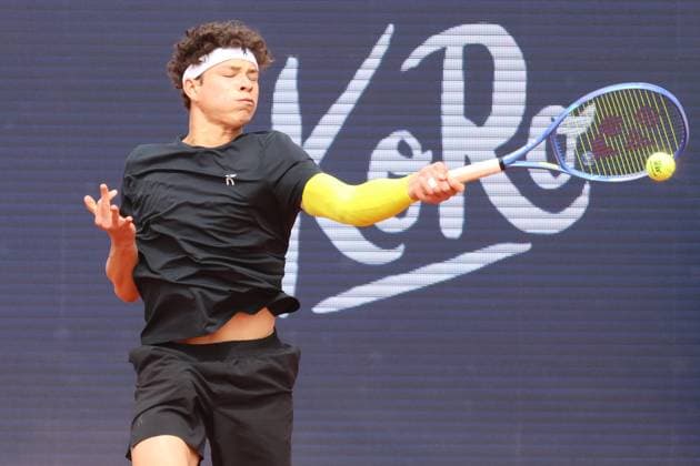 Ben Shelton (USA) Tennis BMW Open by Bitpanda ATP, Tennis Herren 500 Finale Einzeln München 20.04.2025 FOTO: Mladen Lackovic LakoPress