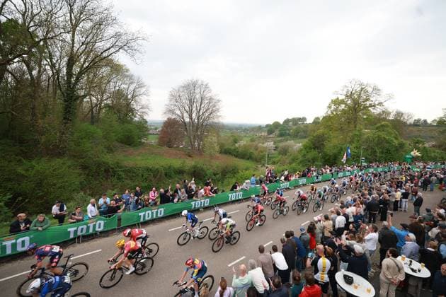 Valkenburg, 20-04-2025, cycling, Amstel Gold Race, men, just before the climb of the Bemelerberg Amstel Gold Race 2025 Men  x28845859x Copyright: