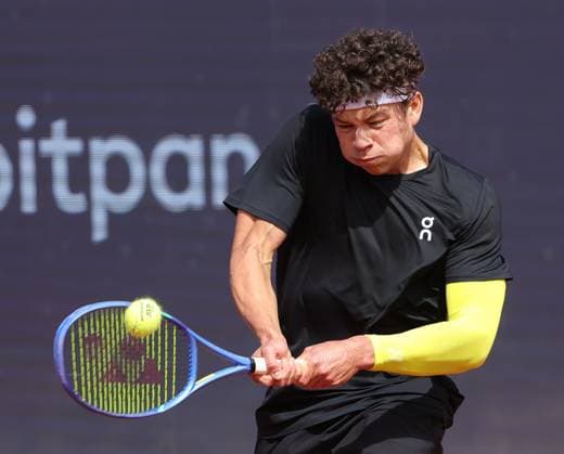19.04.2025, BMW Open MTTC Iphitos ATP, Tennis Herren Tour 500, Muenchen, Tennis, im Bild: Ben Shelton (USA)