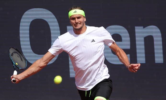 19.04.2025, BMW Open MTTC Iphitos ATP, Tennis Herren Tour 500, Muenchen, Tennis, im Bild: Alexander Zverev (GER)