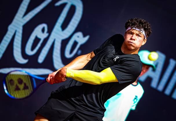 19.04.2025, BMW Open MTTC Iphitos ATP, Tennis Herren Tour 500, Muenchen, Tennis, im Bild: Ben Shelton (USA)