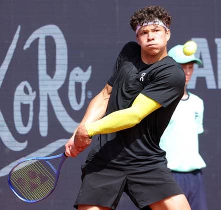 19.04.2025, BMW Open MTTC Iphitos ATP, Tennis Herren Tour 500, Muenchen, Tennis, im Bild: Ben Shelton (USA)