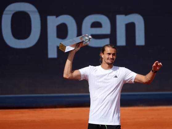 19.04.2025, BMW Open MTTC Iphitos ATP, Tennis Herren Tour 500, Muenchen, Tennis, im Bild: Alexander Zverev (GER) BMW Open 2025 Sieger