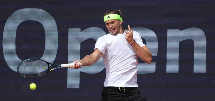 19.04.2025, BMW Open MTTC Iphitos ATP, Tennis Herren Tour 500, Muenchen, Tennis, im Bild: Alexander Zverev (GER)