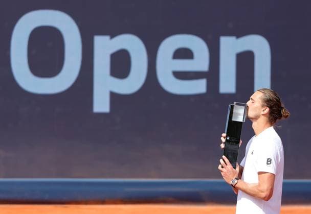 19.04.2025, BMW Open MTTC Iphitos ATP, Tennis Herren Tour 500, Muenchen, Tennis, im Bild: Alexander Zverev (GER)