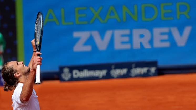 19.04.2025, BMW Open MTTC Iphitos ATP, Tennis Herren Tour 500, Muenchen, Tennis, im Bild: Alexander Zverev (GER) BMW Open 2025 Sieger