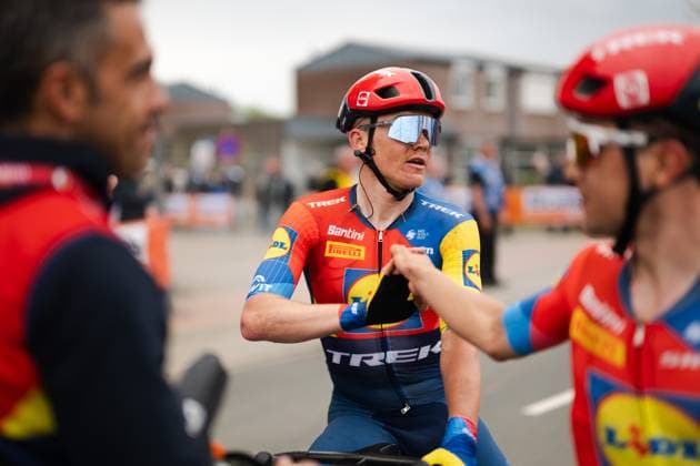 Radsport, Amstel Gold Race Herren, 20.04.2025 Toms SkujiÅÜÅ¡ (LAT, Lidl - Trek) Berg en Terblijt Limburg Niederlande Copyright: xMarcelxHilgerx