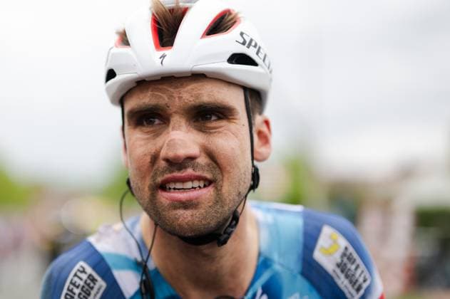 Radsport, Amstel Gold Race Herren, 20.04.2025 Maximilian Schachmann (GER, Soudal Quick-Step) Berg en Terblijt Limburg Niederlande Copyright: xMarcelxHilgerx