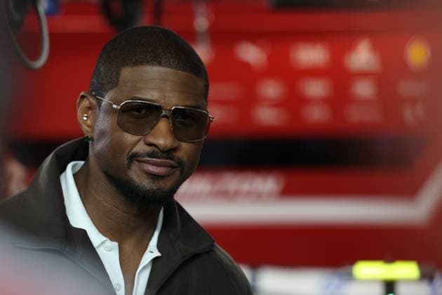 FORMULE 1 : Grand Prix Arabie Saoudite - 20 04 2025 Usher (USA) singer during the 2025 Formula One STC Saudi Arabian Grand Prix, 5th round of the 2025 Formula 1 World Championship, WM, Weltmeisterschaft taking place from April 18 to 20, 2025 on the Jeddah Corniche Circuit, in Jeddah (SAU) JEDDAHSaudi Arabia  Copyright: xMPSxAGENCYx