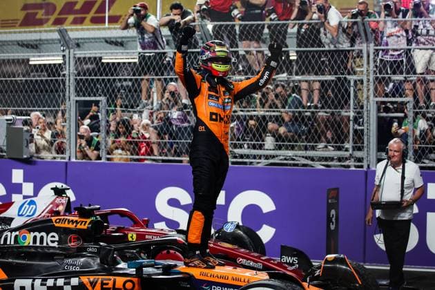 81 Oscar Piastri (AUS, McLaren F1 Team), F1 Grand Prix of Saudi Arabia at Jeddah Corniche Circuit on April 20, 2025 in Jeddah, Saudi Arabia. (Photo by HOCH ZWEI) Jeddah Saudi Arabia