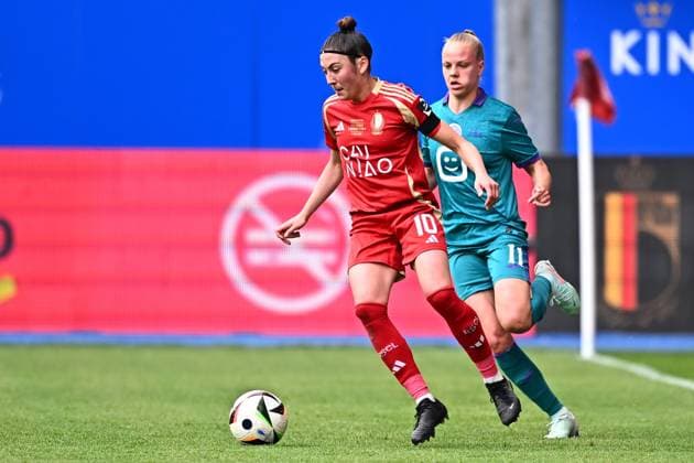 RSCA Women v Standard Femina - Belgian Women Cup Final 2025 LEUVEN, BELGIUM - APRIL 21 : Gelders Noemi forward of Standard Femina during the Belgian Women Cup Final 2025 match between RSCA Women and Standard Femina on April 21, 2025 in Leuven, Belgium, 21 04 2025 Leuven Belgium  Copyright: xTomasxSiskx