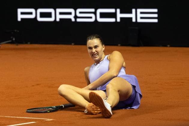 21.04.25 Porsche Tennis Grand Prix Deutschland, Stuttgart, 21.04.2025, Tennis, Porsche Tennis Grand Prix 2025 Stuttgart: Aryna Sabalenka.