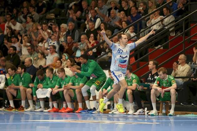21.04.2025, Herren, Handball, Saison 2024 2025, 2. Handball-Bundesliga, 28. Spieltag: TV Grosswallstadt - TSV GWD Minden Maxim Schalles ( 87, TV Grosswallstadt) Elsenfeld Untermainhalle Bayern Deutschland