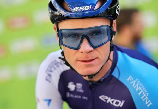 TOUR DES ALPES 2025 - UCI Cycling Race Tour of the Alps Pierre Teyssot MAXPPP ; TOUR DES ALPES 2025 - UCI Cycling Race Tour of the Alps. Mezzolombardo, Italy on April 22, 2025. Stage 2 from Mezzolombardo to Vipiteno. 4 times Tour de France winner, Chris Froome (GBR) Pierre Teyssot Maxppp Mezzolombardo Mezzolombardo Trentino Alto Adige Italy  Copyright: xMAXPPPxPierrexTeyssotx TEP62788R TEP62788R