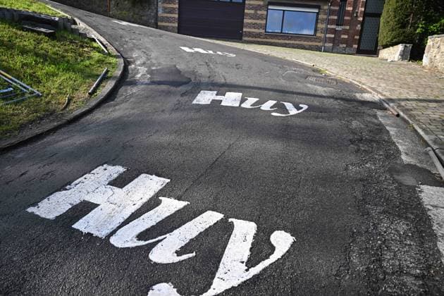 22-04-2025 Allenamento Fleche Wallonne 2025; Huy; 