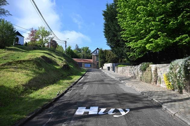22-04-2025 Allenamento Fleche Wallonne 2025; Huy; 