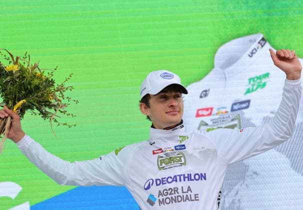 Tour des Alpes 2025 - UCI Cycling Race Tour of the Alps Pierre Teyssot MAXPPP ; Tour des Alpes 2025 - UCI Cycling Race Tour of the Alps. San Candido - Innichen, Italy on April 23, 2025. Stage 3, 145.5 km from Vipiteno - Racines to San Candido - Innichen. Paul Seixas (FRA) Decathlon AG2R La Mondiale Pierre Teyssot Maxppp San Candido - Innichen San Candido - Innichen Trentino Alto Adige Italy  Copyright: xMAXPPPxPierrexTeyssotx TEP63954 TEP63954