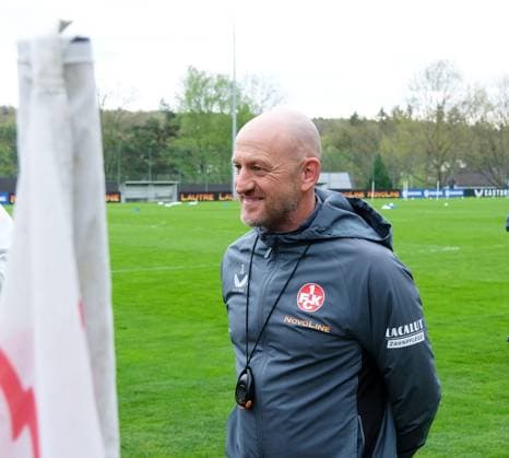Fussball - 2. Bundesliga - Saison 2024 25 1. FC Kaiserslautern 23.04.2025 Fritz-Walter-Stadion 1. Training mit Trainer Torsten LIEBERKNECHT 1. FC Kaiserslautern