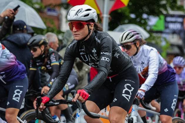Radsport UCI World Tour Women Elite La Fleche Wallonne Femmes am 23.04.2025 in Huy Elisa Longo Borghini ( UAE ADQ )