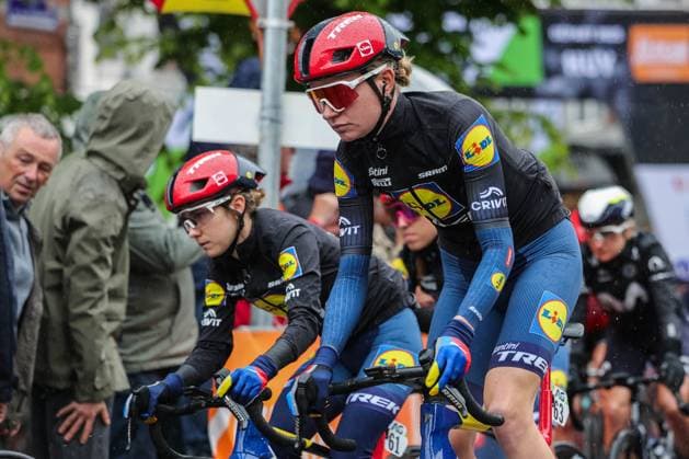 Radsport UCI World Tour Women Elite La Fleche Wallonne Femmes am 23.04.2025 in Huy Riejanne Markus ( Lidl Trek )