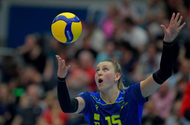 23.04.2025, Schwerines Elles Dambrink, Bundesliga, Finalrunde, Dresdner SC - SSC Schwerin, (c) Dresden Deutschland