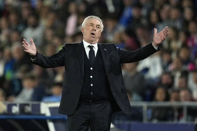 Sport Themen der Woche KW17 Cc Getafe 23 04 2025 - Liga Getafe-Real Madrid foto Cesar Cebolla Image nella foto: Carlo Ancelotti 