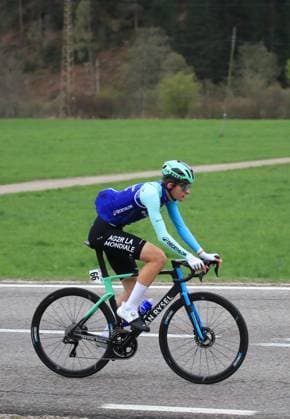 Tour des Alpes 2025 - UCI Cycling Race Tour of the Alps Pierre Teyssot MAXPPP ; Tour des Alpes 2025 - UCI Cycling Race Tour of the Alps. Sillian, Austria on April 24, 2025. Stage 4, 162.7 km from Sillian to Obertilliach. Paul Seixas (FRA) Decathlon AG2R La Mondiale in action. Pierre Teyssot Maxppp Sillian Sillian Tyrol Austria  Copyright: xMAXPPPxPierrexTeyssotx TPX29880 0814041664st