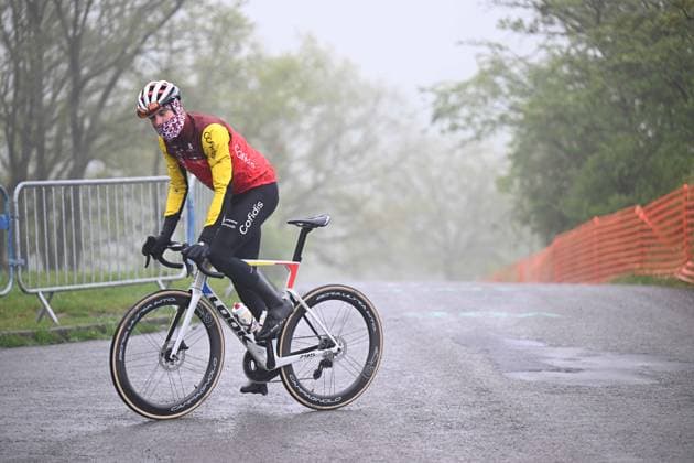 24-04-2025 Allenamento 2 Liegi Bastogne Liegi 2025; 2025, Cofidis; Ourselin, Paul; La Redoute; 