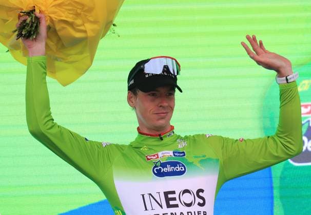 Tour des Alpes 2025 - UCI Cycling Race Tour of the Alps Pierre Teyssot MAXPPP ; Tour des Alpes 2025 - UCI Cycling Race Tour of the Alps. Obertilliach, Austria on April 24, 2025. Stage 4, 162.7 km from Sillian to Obertilliach. Thymen Arensman (NED) Ineos wins the stage and is the new leader. Thymen Arensman (NED) Ineos Pierre Teyssot Maxppp Obertilliach Obertilliach Tyrol Austria  Copyright: xMAXPPPxPierrexTeyssotx TPX29913 TPX29913