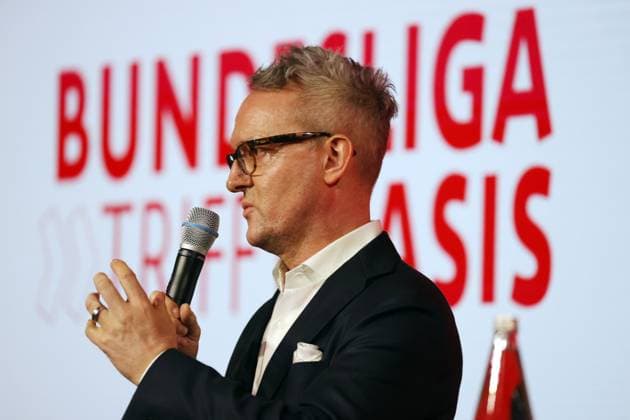 24.04.25 Talk-Format Bundesliga trifft Basis Deutschland, Stuttgart, 24.04.2025, Fussball, Bundesliga, VfB Stuttgart, Talk-Format Bundesliga trifft Basis : Alexander Wehrle (Vorstandsvorsitzender VfB Stuttgart).
