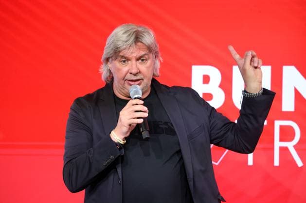 24.04.25 Talk-Format Bundesliga trifft Basis Deutschland, Stuttgart, 24.04.2025, Fussball, Bundesliga, VfB Stuttgart, Talk-Format Bundesliga trifft Basis : Ronny Zimmermann (Erster Vize-Präsident DFB).