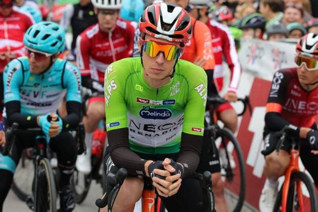 Tour des Alpes 2025 - UCI Cycling Race Tour of the Alps Pierre Teyssot MAXPPP ; Tour des Alpes 2025 - UCI Cycling Race Tour of the Alps. Lienz, Austria on April 25, 2025. Stage 5, 112.2 km from Lienz to Lienz. Thymen Arensman (NED) Ineos Pierre Teyssot Maxppp Lienz Lienz Osttirol Austria  Copyright: xMAXPPPxPierrexTeyssotx TEP64837 TEP64837