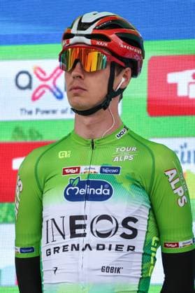 CYCLING - Tour of the Alps 2025 LIENZ,AUSTRIA,25.APR.25 - CYCLING - Tour of the Alps, stage 5, Lienz - Lienz. Image shows Thymen Arensman (NED Ineos Grenadiers).  GEPAxpictures xDavidxGeieregger