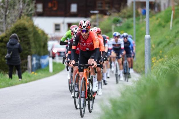 CYCLING - Tour of the Alps 2025 LIENZ,AUSTRIA,25.APR.25 - CYCLING - Tour of the Alps, stage 5, Lienz - Lienz. Image shows Kim Heiduk (GER Ineos Grenadiers).  GEPAxpictures xDavidxGeieregger