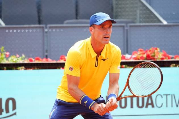 Alexander Zverev VS Roberto Bautista Mutua Madrid Open at La Caja Magica on April 25, 2025 in Madrid, Spain Cordon Press Cordon Press 