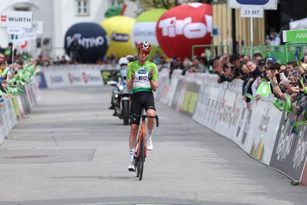 CYCLING - Tour of the Alps 2025 LIENZ,AUSTRIA,25.APR.25 - CYCLING - Tour of the Alps, stage 5, Lienz - Lienz. Image shows Thymen Arensman (NED Ineos Grenadiers).  GEPAxpictures xDavidxGeieregger