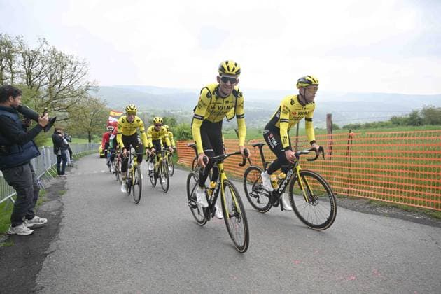25-04-2025 Allenamento 2 Liegi Bastogne Liegi 2025; 2025, Visma - Lease A Bike; Benoot, Tiesj; La Redoute; 