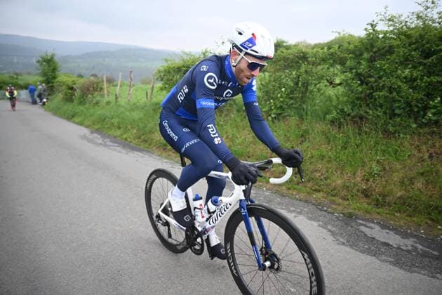 25-04-2025 Allenamento 2 Liegi Bastogne Liegi 2025; 2025, Groupama - Fdj; Pacher, Quentin; La Redoute; 