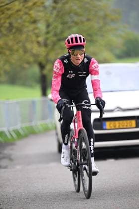 25-04-2025 Allenamento 2 Liegi Bastogne Liegi 2025; 2025, Ef Education - Easypost; Powless, Neilson; La Redoute; 