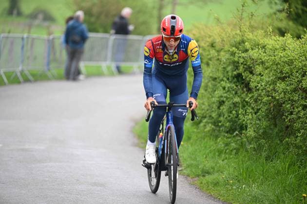 25-04-2025 Allenamento 2 Liegi Bastogne Liegi 2025; 2025, Lidl - Trek; Bagioli, Andrea; La Redoute; 