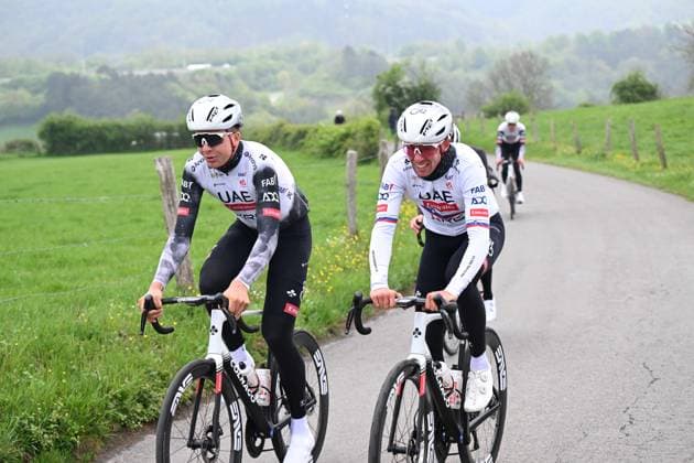 25-04-2025 Allenamento 2 Liegi Bastogne Liegi 2025; 2025, Uae Team Emirates - Xrg; Novak, Domen; La Redoute; 