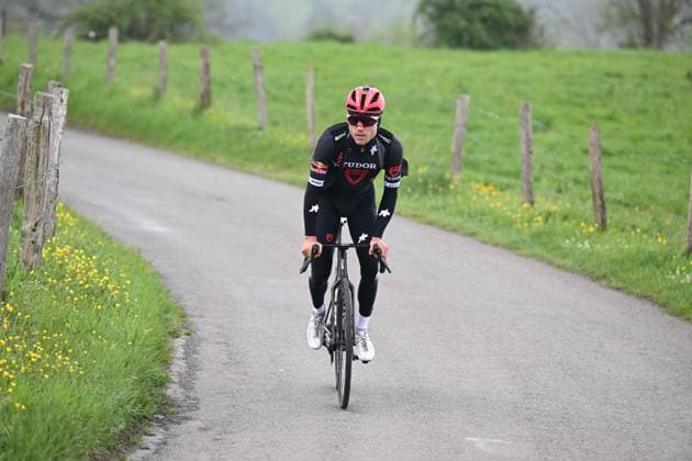 25-04-2025 Allenamento 2 Liegi Bastogne Liegi 2025; 2025, Tudor; Hirschi, Marc; La Redoute; 