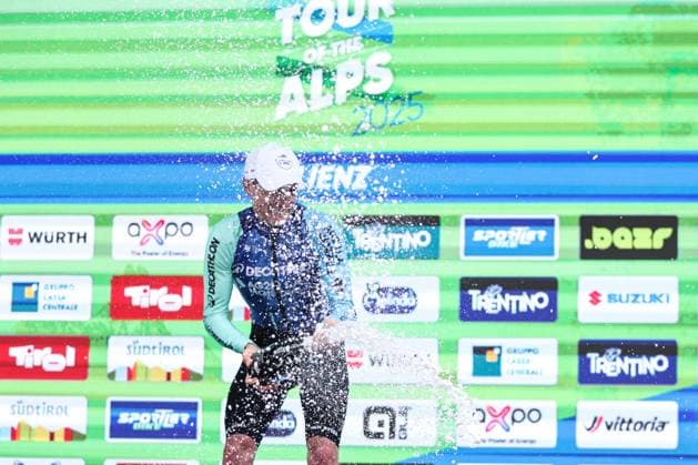 CYCLING - Tour of the Alps 2025 LIENZ,AUSTRIA,25.APR.25 - CYCLING - Tour of the Alps, stage 5, Lienz - Lienz. Image shows Nicolas Prodhomme (FRA Decathlon AG2R la Mondiale).  GEPAxpictures xDavidxGeieregger