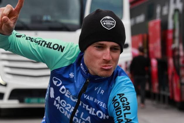Tour des Alpes 2025 - UCI Cycling Race Tour of the Alps Pierre Teyssot MAXPPP ; Tour des Alpes 2025 - UCI Cycling Race Tour of the Alps. Lienz, Austria on April 25, 2025. Stage 5, 112.2 km from Lienz to Lienz. Nicolas Prodhomme (FRA) Nicolas Prodhomme (FRA) Pierre Teyssot Maxppp Lienz Lienz Osttirol Austria  Copyright: xMAXPPPxPierrexTeyssotx TEP65477 TEP65477