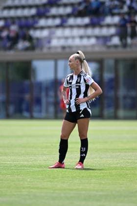 Lehmann Alisha (Juventus FC) during ACF Fiorentina vs Juventus FC, Italian football Serie A Women match in Bagno a Ripoli (FI), Italy, April 25 2025  Copyright: xFilippoxTomasi IPAxSportx xipa-agency.netx xx IPA_56884797 IPA_Agency_IPA56884797
