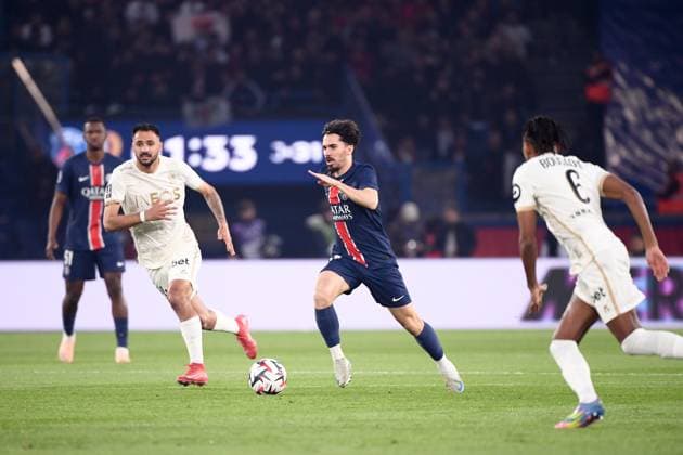 Paris Saint-Germain v OGC Nice - Ligue 1 MCDonald s 2024 2025 17 VITINHA (psg) during the Ligue 1 MCDonald s match between Paris and Nice on April 25, 2025 at Parc des Princes in Paris, France. Paris France  Copyright: xFEPx 776312225