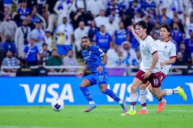 Al-Hilal vs Gwangju - AFC Champions League Elite Quarter Finals JEDDAH, SAUDI ARABIA - April 25: Malcom of Team Al-Hilal FC during AFC Champions League Elite Quarter Finals match between Al-Hilal and Gwangju at king abdullah sports city stadium on April 25, 2025 in Jeddah, Saudi Arabia. Jeddah Saudi Arabia Copyright: xAbdullahxAhmedx